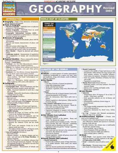 Geography: Reference Guide Revised ed.