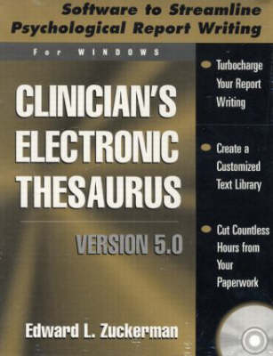 Clinician's Thesaurus, Electonic Edition: Software to Streamline Psychological Report Writing