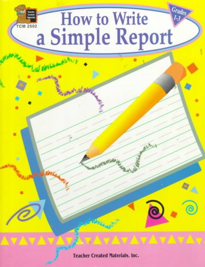 How to Write a Simple Report New