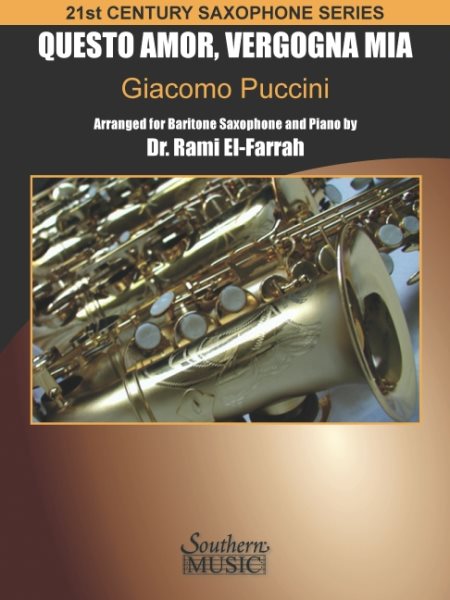 Questo Amor Vergogna Mia for Baritone Saxophone and Piano