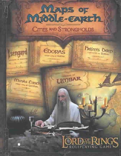Lord of the Rings Maps of Middle Earth, Set 2, Cities and strongholds
