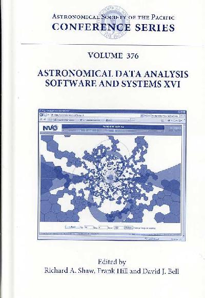 Astronomical Data Analysis Software and Systems, 16