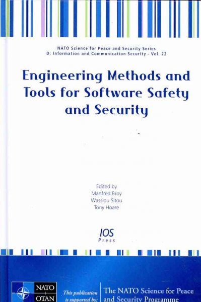 Engineering Methods and Tools for Software Safety and Security