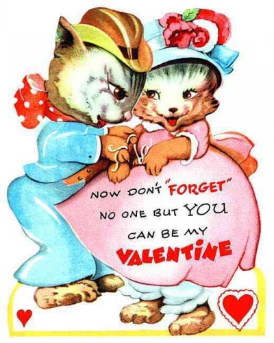 Boy & Girl Valentine - Greeting Card