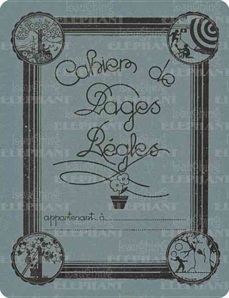 Ruled French Notebook