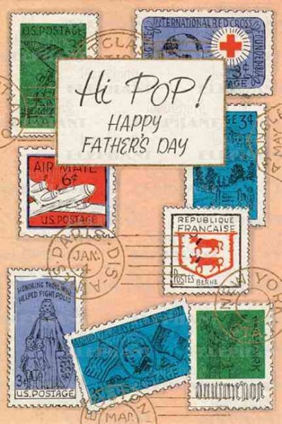 Father's Day Stamps - Greeting Card