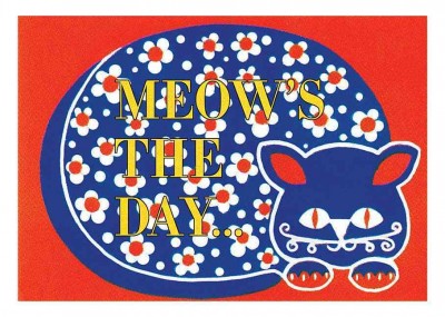 Calico Cat Birthday Card