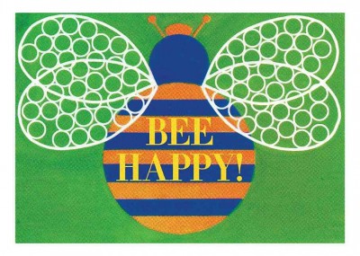 Bee Happy Birthday Card