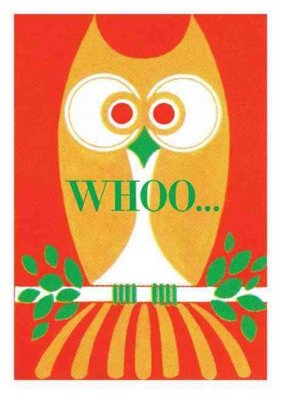Whoo! Owl Birthday Card