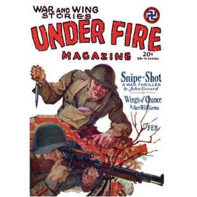 Under Fire Magazine Facsimile of February 1929 ed