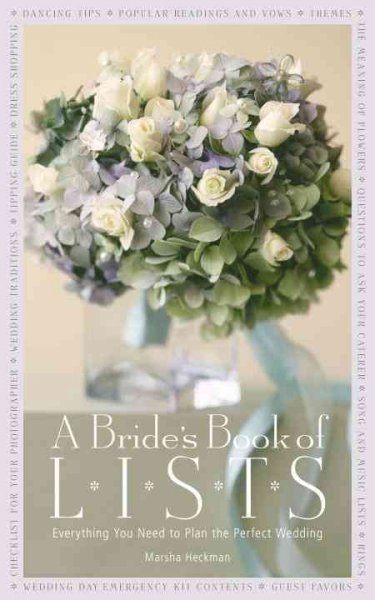 Bride's Book of Lists: Everything You Need to Plan the Perfect Wedding