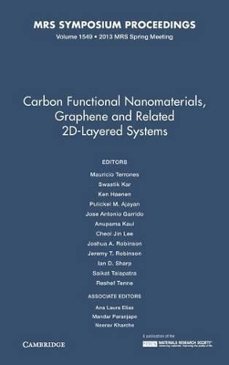 Carbon Functional Nanomaterials, Graphene and Related 2D-Layered Systems:  Volume 1549
