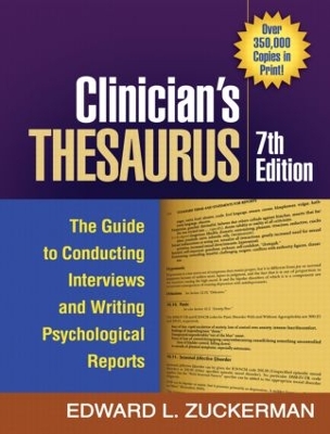 Clinician's Thesaurus, 8th Edition: The Guide to Conducting Interviews and Writing Psychological Reports 7th edition