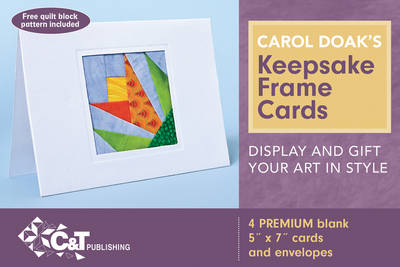 Carol Doaks Keepsake Frame Cards: White: Pack of Four 5 x 7 Cards and Envelopes