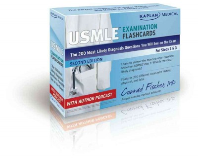 Kaplan Medical USMLE Examination Flashcards: The 200 Most Likely Diagnosis Questions You Will See on the Exam for Steps  2 & 3 2nd edition