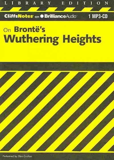 On Bronte's Wuthering Heights: Library Edition Library ed.