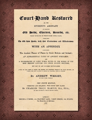Court-Hand Restored [ 1879]