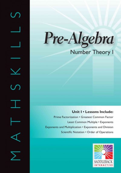 Number Theory I Interactive Whiteboard Resource Teacher ed.
