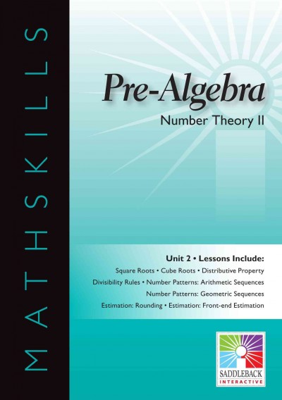 Number Theory II Interactive Whiteboard Resource Teacher ed.