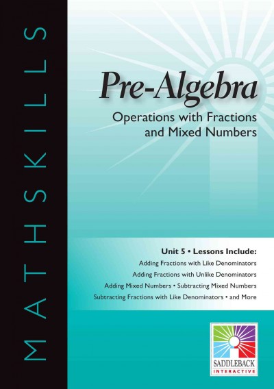 Operations with Fractions and Mixed Numbers Interactive Whiteboard Resource Teacher ed.
