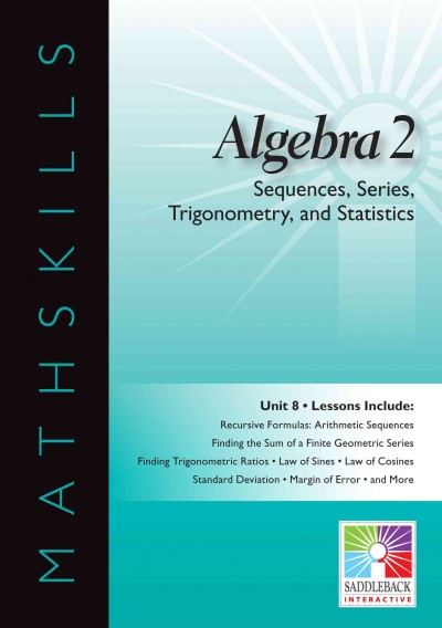 Sequences, Series, Trigonometry, and Statistics Interactive Whiteboard  Resource Teacher ed.