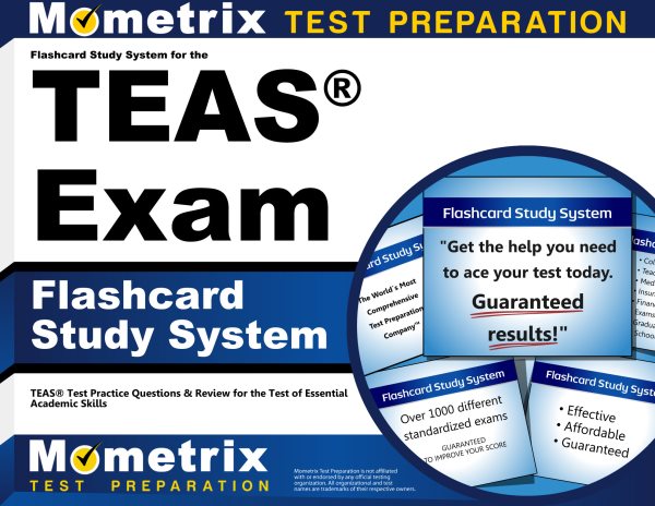Teas V Exam Flashcard Study System: Practice Test & Exam Review for the Test of Essential Academic Skills (Teas)