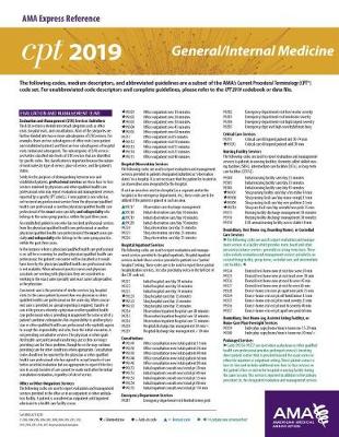ERC-CPT 2019 General/Internal Medicine