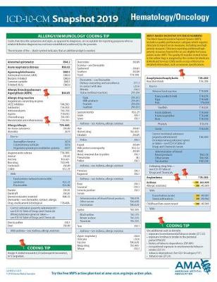 ICD-10-CM 2019 Snapshot Coding Card: Hematology/Oncology