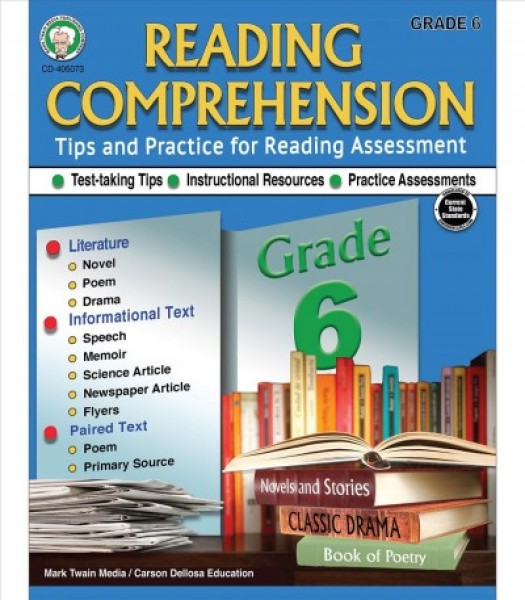 Reading Comprehension, Grade 6
