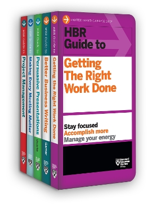 HBR Guides to Being an Effective Manager Collection (5 Books) (HBR Guide  Series)