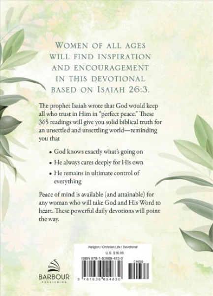 Daily Devotions for Peace of Mind: 365 Meditations for Women