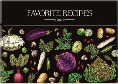 Recipe Card Collection Tin - Favorite Recipes (Vintage Vegetables) - 50  Recipe Cards with Pictures plus 50 Blank Cards to Write in Your Own Recipes