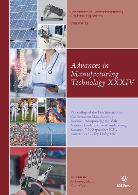 Advances in Manufacturing Technology XXXIV: Proceedings of the 18th International Conference on Manufacturing Research,  incorporating the 35th National Conference on Manufacturing Research, 7-10 September 2021, University of Derby, Derby, UK, 34