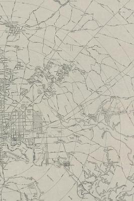 Baltimore, Maryland Vintage Map Field Journal Notebook, 50 pages/25 sheets,  4x6
