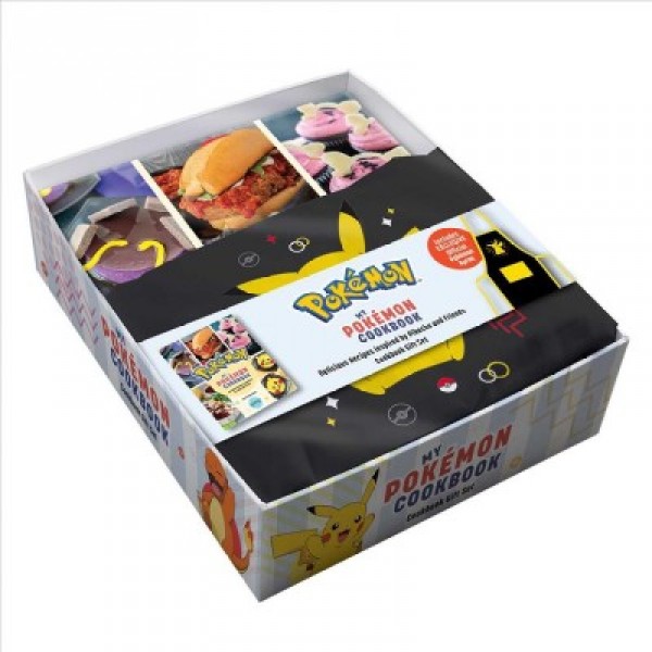 My Pokémon Cookbook Gift Set [ Apron]: Delicious Recipes Inspired by Pikachu and Friends