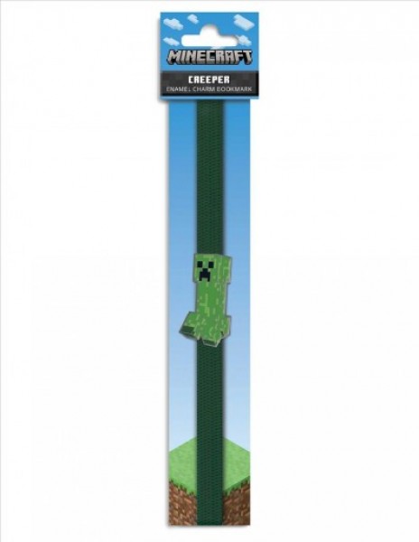 Minecraft: Creeper Enamel Charm Bookmark