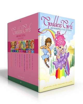 Goddess Girls Shimmering Collection (Boxed Set): Persephone the Daring; Cassandra the Lucky; Athena the Proud; Iris the  Colorful; Aphrodite the Fair; Medusa the Rich; Amphitrite the Bubbly; Hestia the Invisible; Echo the Copycat; Calliope the Muse Boxed Set