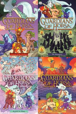 Guardians of Horsa Graphic Novel Collected Set: Legend of the Yearling; The Naysayers; Marked for Magic; The Fire Oath Collected Set