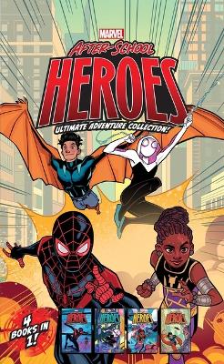 Marvel After-School Heroes Ultimate Adventure Collection!: Miles Morales Untangles a Web; Ghost-Spider's Unbreakable Mission; Shuri  Takes Control; Reptil & Ghost-Spider Join Forces! Bind-Up ed.