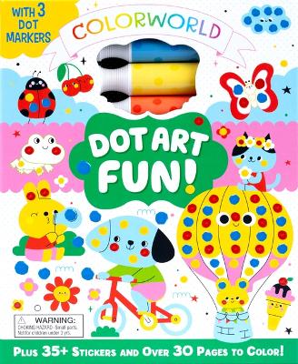 Colorworld: Dot Art Fun!: Plus 35plus Stickers and Over 30 Pages to Color!