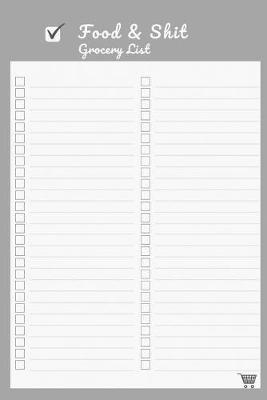 Food & Shit Grocery List: Funny Stocking Stuffers for Adults - Christmas Gift Ideas Stocking Fillers  For Mom Women