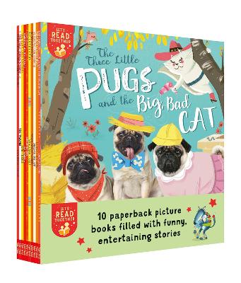 Ten Funny Stories: Great Cheese Robbery; Great Monster Hunt; Hiccupotamus; Lamb for Dinner; Poo  in the Zoo; Scaredy Mouse; Three Little Pugs; Very Lazy Ladybug; Warning
