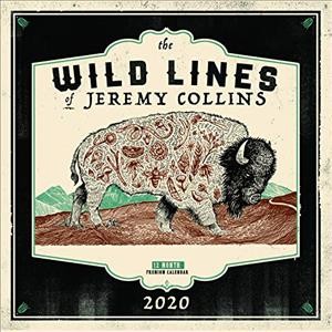 Wild Lines of Jeremy Collins: 2020 Wall Calendar