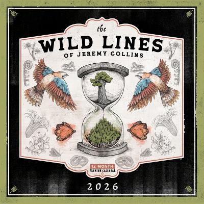 Wild Lines of Jeremy Collins 2026: 12-Month Wall Calendar