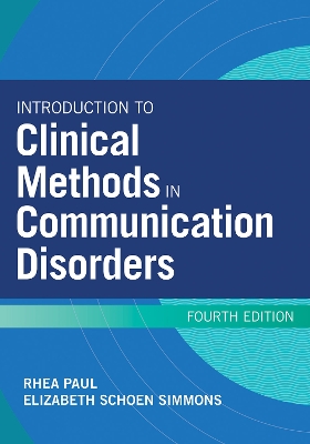 Introduction to Clinical Methods in Communication Disorders Fourth Edition
