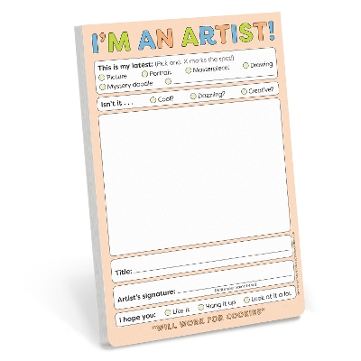 Knock Knock Kids Im an Artist! Playtime Pads