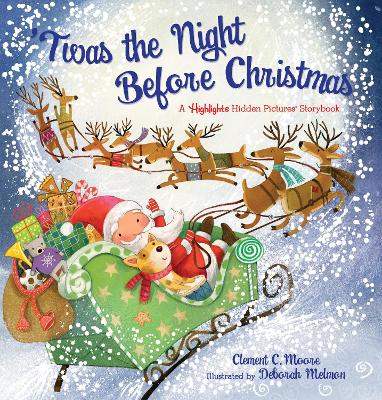 'Twas the Night Before Christmas: Christmas Storybook with Seek-and-Find Puzzles for Kids 4-8, Over 120 Hidden  Objects
