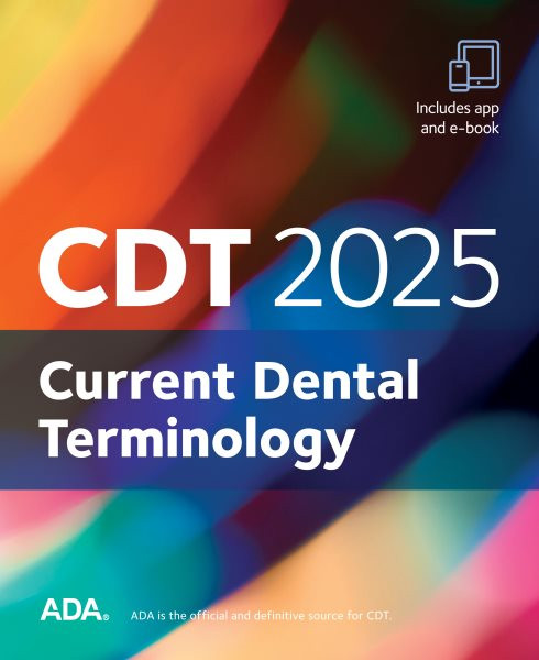 Cdt 2025 Book and App: Current Dental Terminology New edition