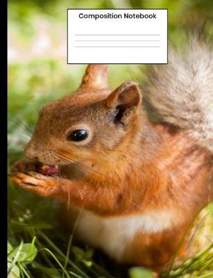 Composition Notebook: Cute Squirrel College Ruled Notebook Gift For Men Women Girls Boys