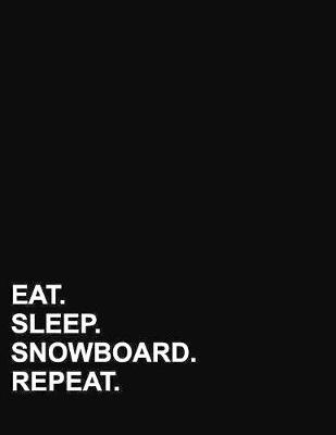 Eat Sleep Snowboard Repeat: Five Column Ledger Account Book, Accounting Ledger, Personal Bookkeeping  Ledger, 8.5 x 11, 100 pages